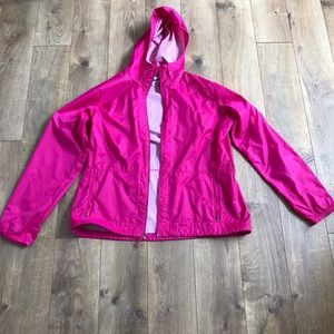 Hot Pink Colombia Rain Jacket